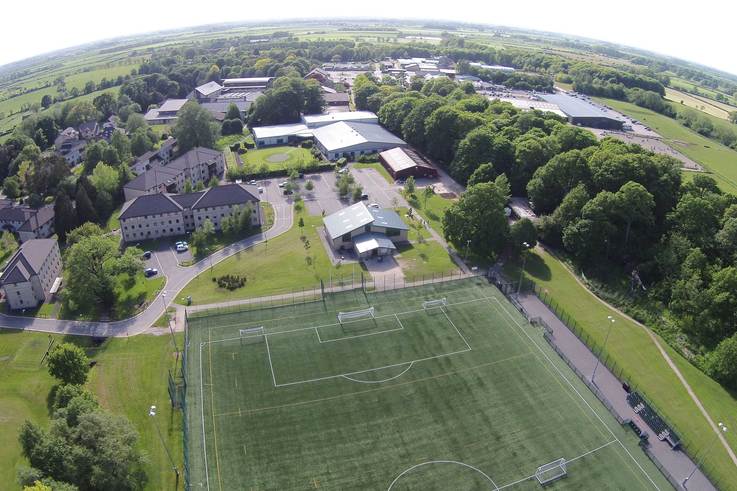 Myerscough aerial view