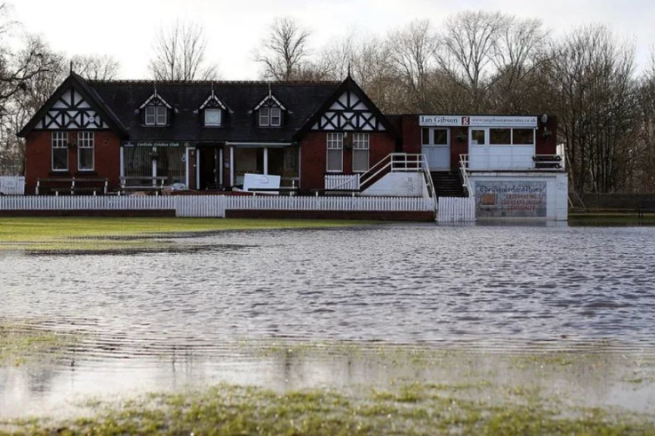 Carlisle Cricket Club flooded outfield.JPG