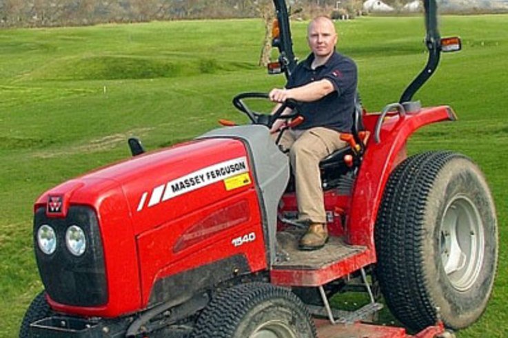 MF Compact Tractor eases workload on North Wales Golf Course