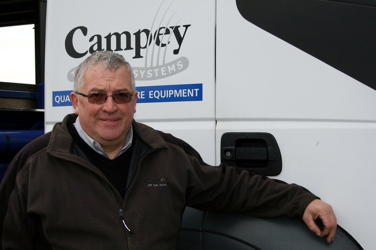 Richard Campey, managing director of Campey Turfcare Systems