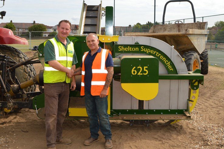 Richard Clark & Russ Smith with Supertrencher+ 760