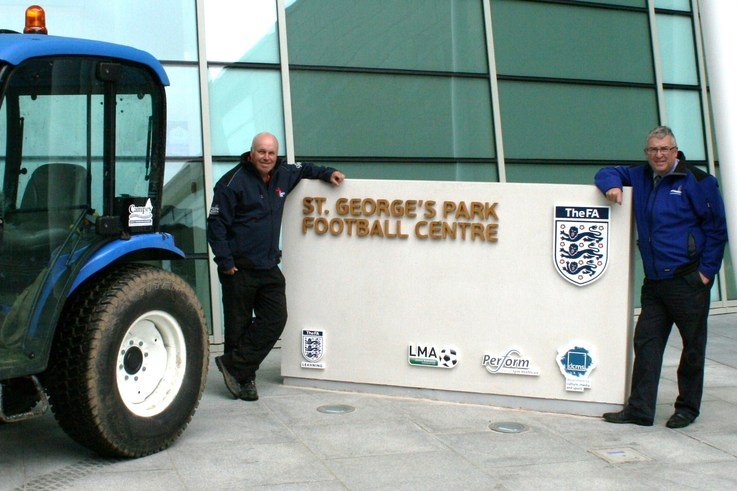 Alan Ferguson and Richard Campey at St Georges Park