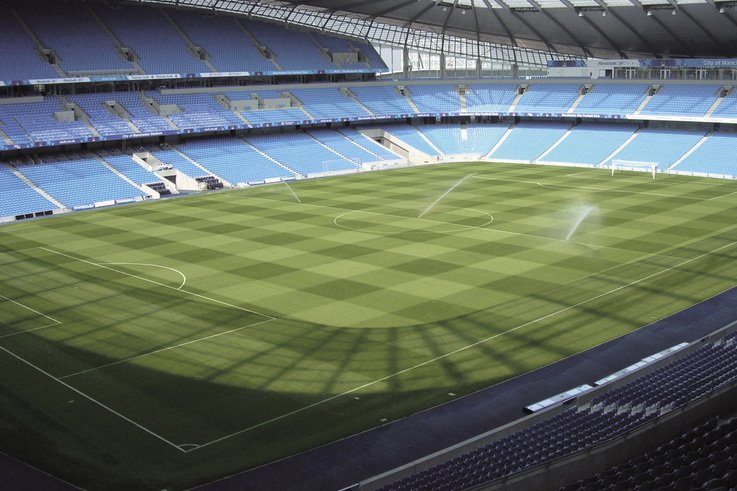 The City of Manchester Stadium, which uses Topsport products
