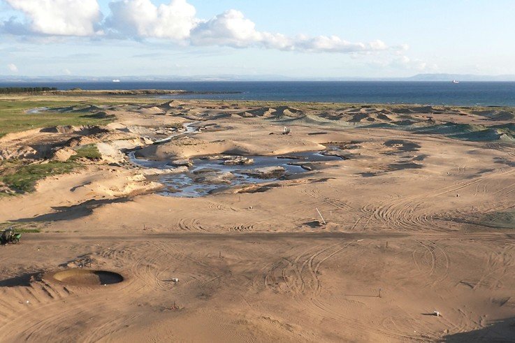 Dumbarnie Links A Drone Image