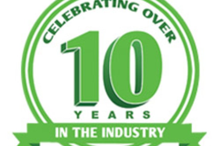 Pitchcare 10 Years Badge