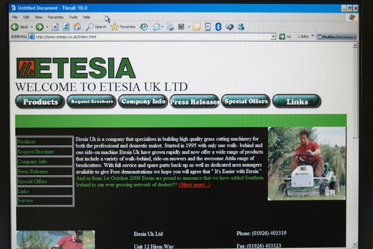 Etesia's New UK Website reveals attractive prices