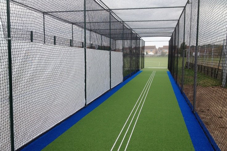 New options on total play's tp365 system include two tone blue and green carpet for practice facilities