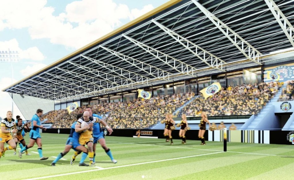 Castleford Tigers redevelopment at heart of £200m plan for town - BBC News