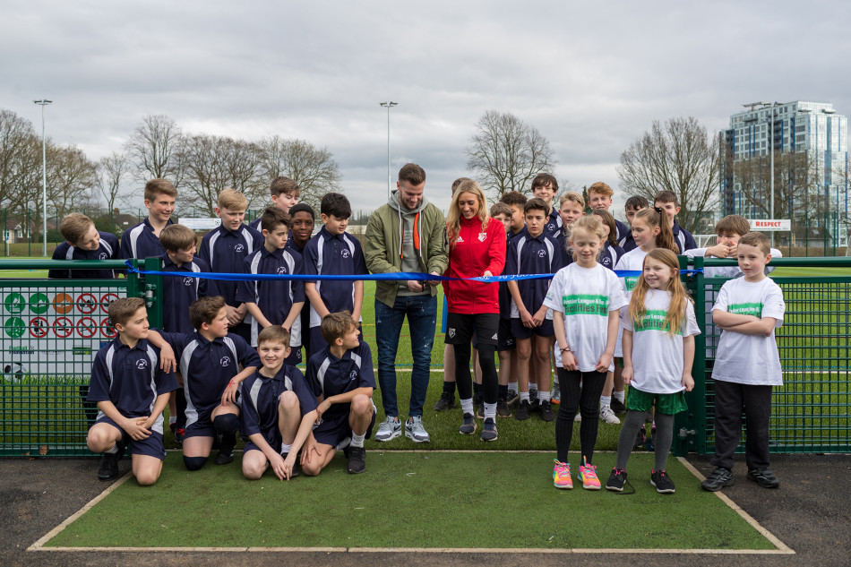 Watford FC’s Tom Cleverley impressed by smart new all-weather pitch for