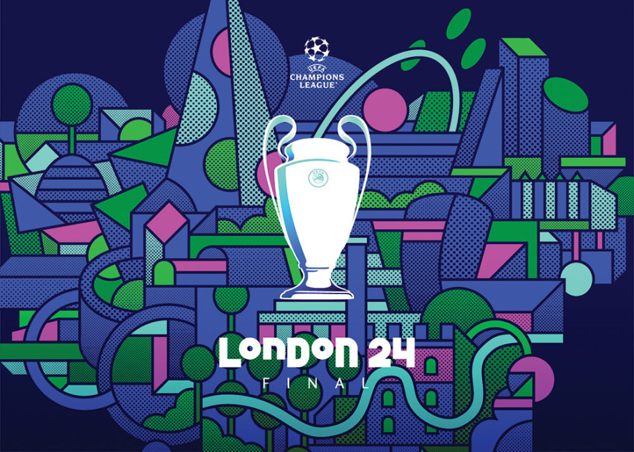 Brand identity unveiled for the 2024 UEFA Champions League final in