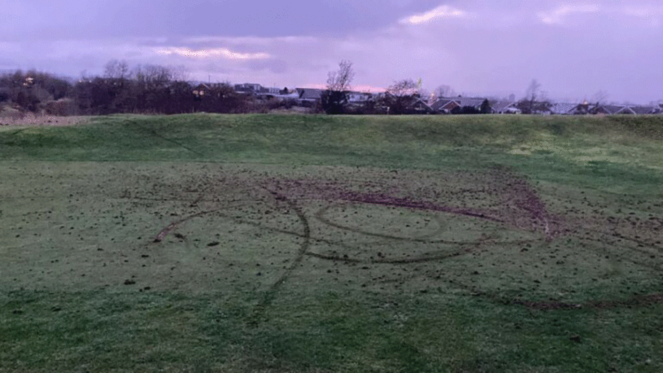 A fifth golf course reports motorbike vandalism Pitchcare