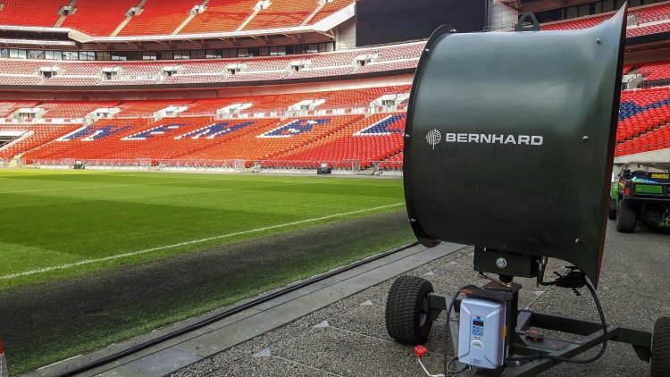 Wembley Stadium turf under the spotlight