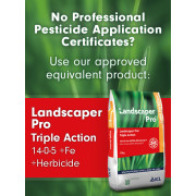 No Professional Persticide Application Certificate? Use Landscaper Pro Triple Action