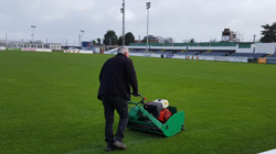 The famous Ransome mower in action