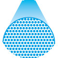 Full Solid Cone Nozzle Spray Pattern - Circular Pattern with Coarse Droplets