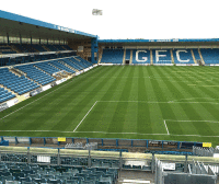 The Priestfield â€“ striped and ready for a new seasonâ€™s action last August
