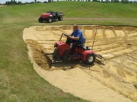 IMG_4133  Pushing up sand with sand-pro  Sunbury.JPG