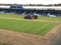 Fraise mowing, the first stage of Priestfieldâ€™s makeover