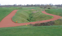 D Newly re surfaced paths by 12th tees 