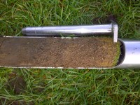 Diluted organic matter profile   hard to measure visually 