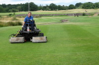 2B Mowing tee with Jake GK6 