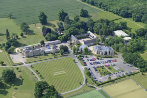 Aerial view of School