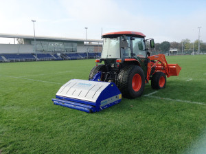 ShockWave at work on the rugby pitch at Old Anniesland Glasgow