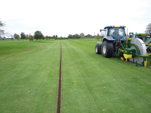 Sheltons Supertrencher fairway drainage 760