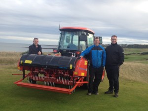 Gordon, Innes and Gareth at Kingsbarns Golf Links